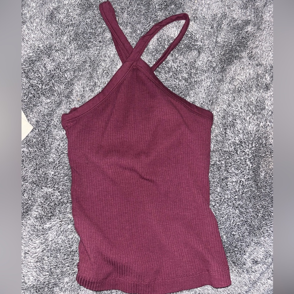 Maroon halter top/Tank top
